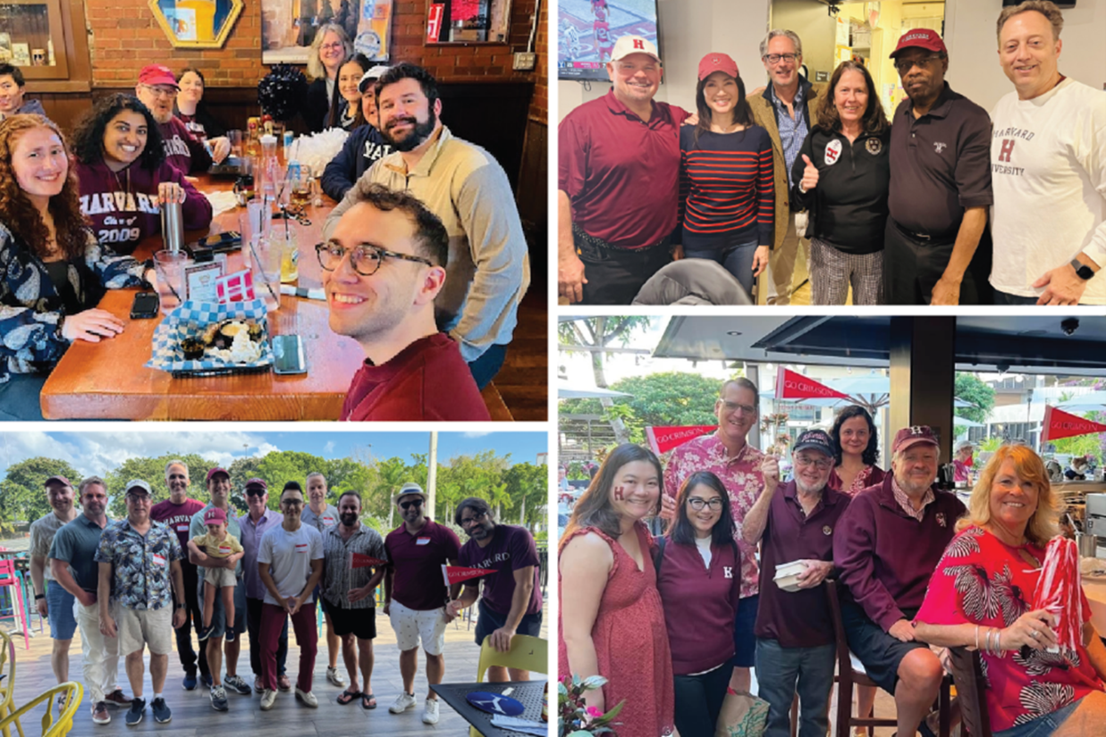 Harvard-Yale Viewing Parties from around the world