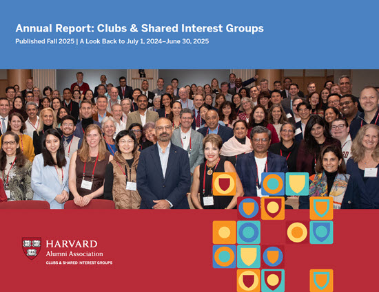 The cover image features a group photo from the Alumni Leadership Conference.